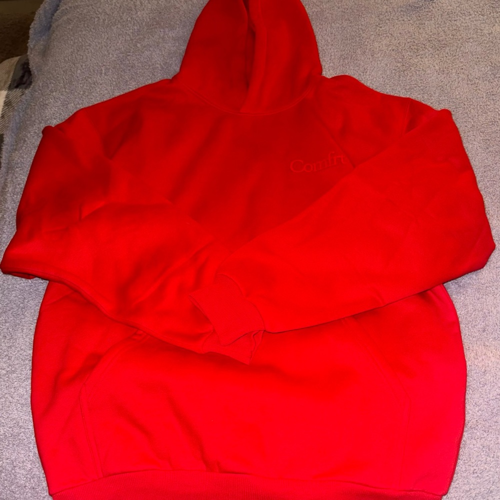 NWT Women's Comfort Red Hoodie - Picture 2 of 4